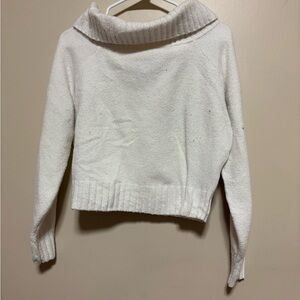 Hollister Cream Cowl Neck Sweater